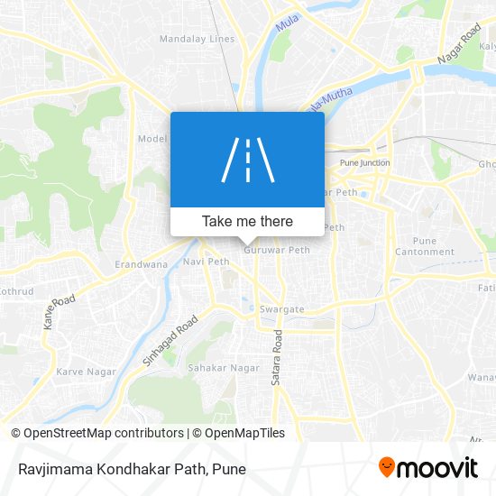 Ravjimama Kondhakar Path map