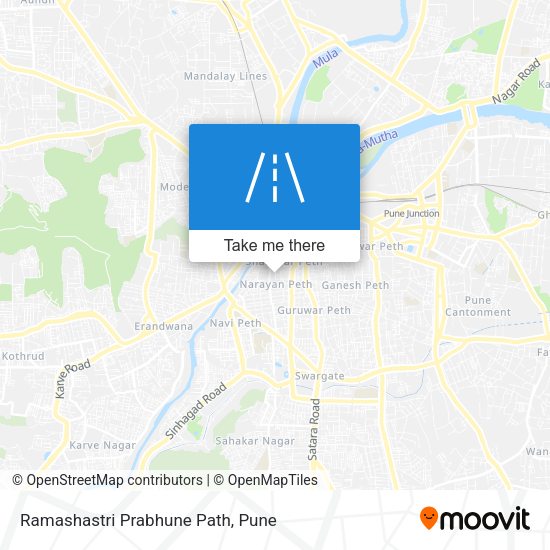Ramashastri Prabhune Path map