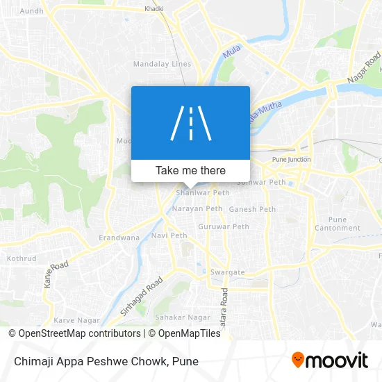 Chimaji Appa Peshwe Chowk map