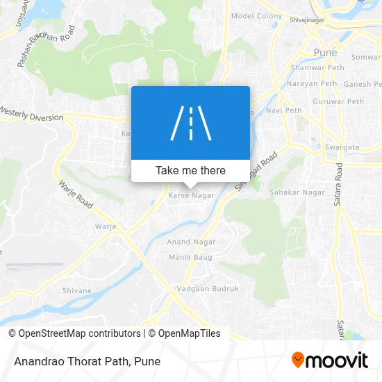 Anandrao Thorat Path map
