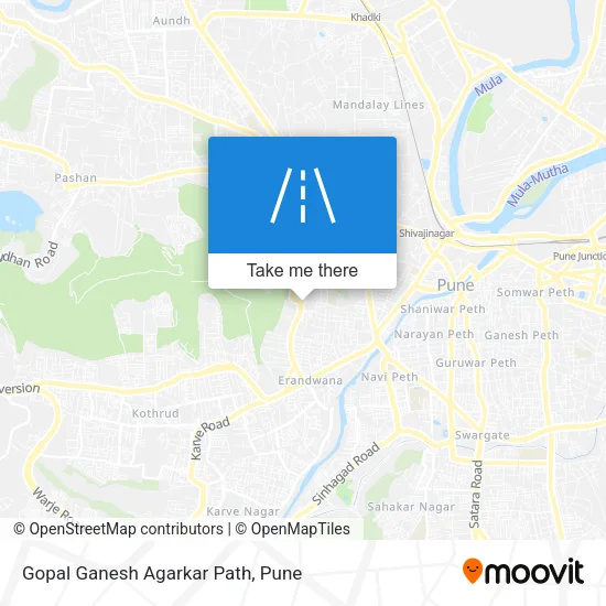 Gopal Ganesh Agarkar Path map