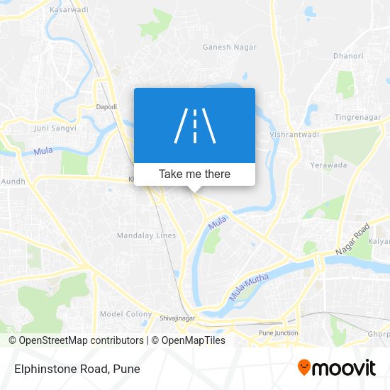 Elphinstone Road map