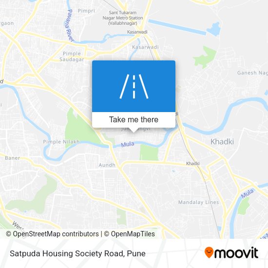 Satpuda Housing Society Road map