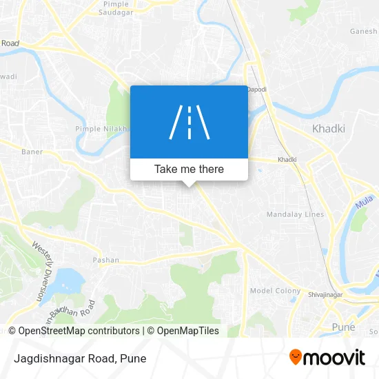 Jagdishnagar Road map