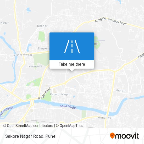 Sakore Nagar Road map