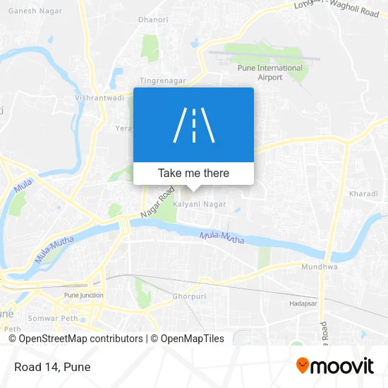 Road 14 map