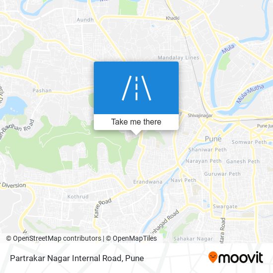 Partrakar Nagar Internal Road map