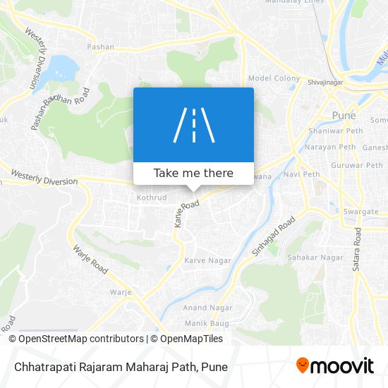 Chhatrapati Rajaram Maharaj Path map