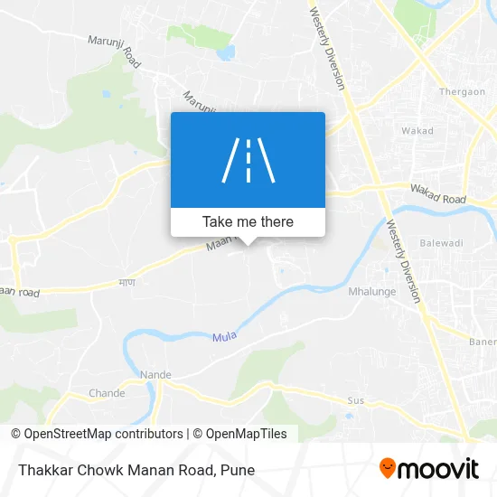 Thakkar Chowk Manan Road map