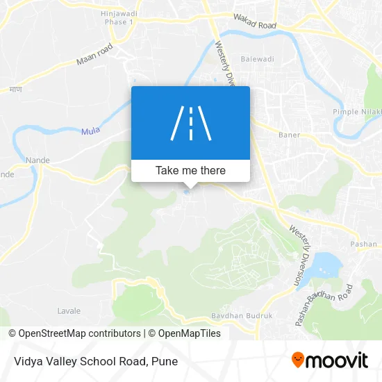 Vidya Valley School Road map