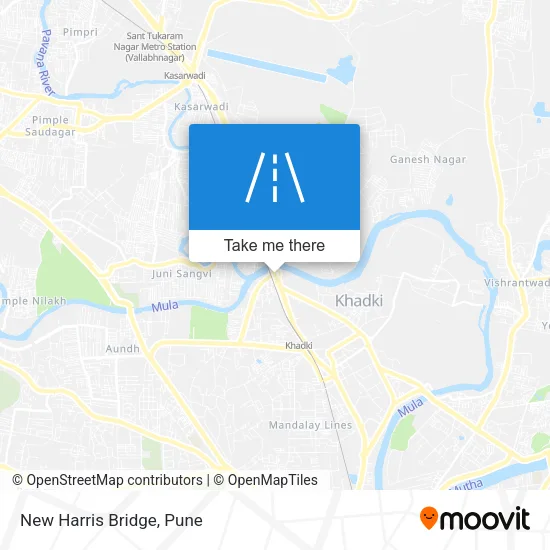 New Harris Bridge map