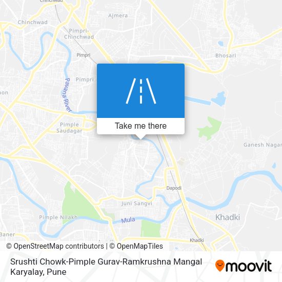 Srushti Chowk-Pimple Gurav-Ramkrushna Mangal Karyalay map