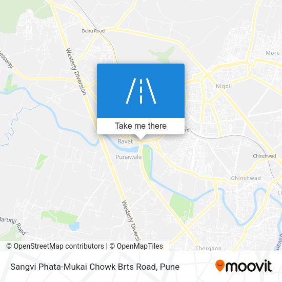 Sangvi Phata-Mukai Chowk Brts Road map