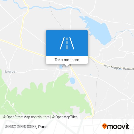 जणुबाई मंदीर मार्ग map