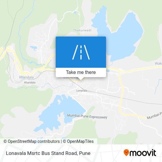Lonavala Msrtc Bus Stand Road map