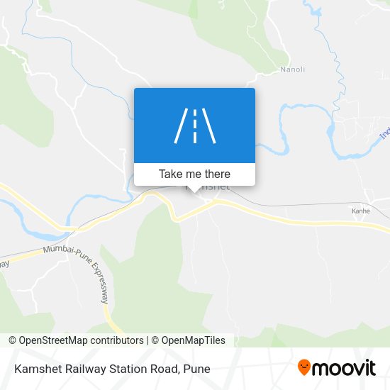 Kamshet Railway Station Road map