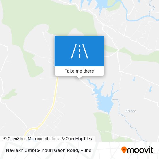 Navlakh Umbre-Induri Gaon Road map