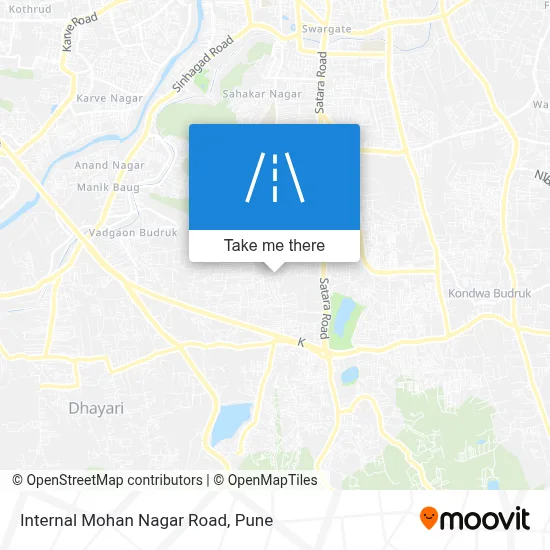 Internal Mohan Nagar Road map