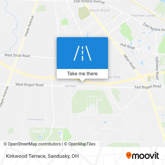 Mapa de Kirkwood Terrace