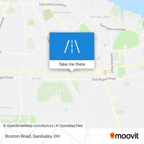 Mapa de Boston Road