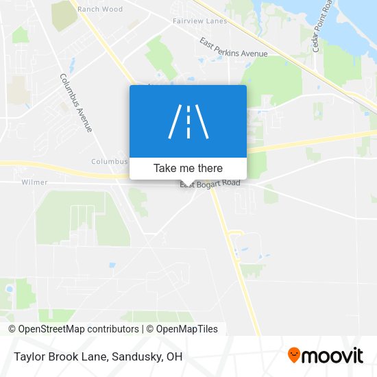 Taylor Brook Lane map