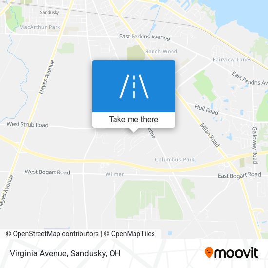 Mapa de Virginia Avenue