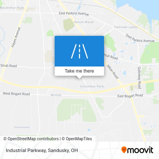 Industrial Parkway map