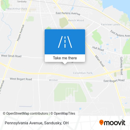 Pennsylvania Avenue map