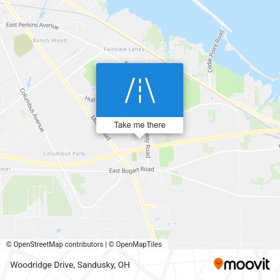Mapa de Woodridge Drive