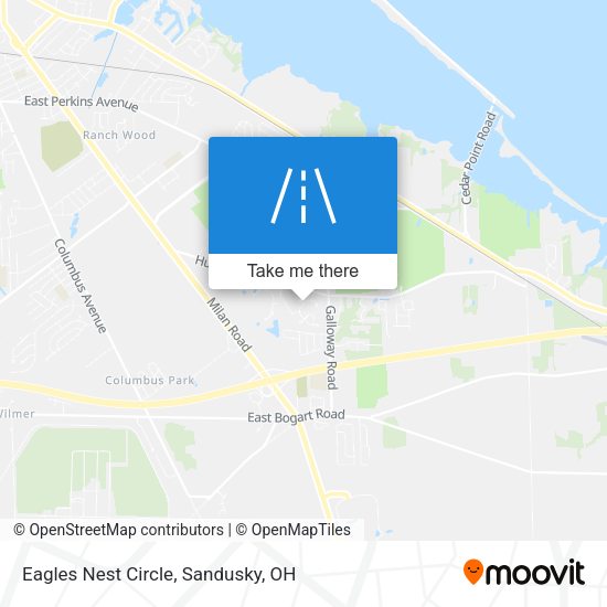 Eagles Nest Circle map