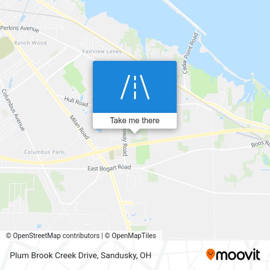 Plum Brook Creek Drive map