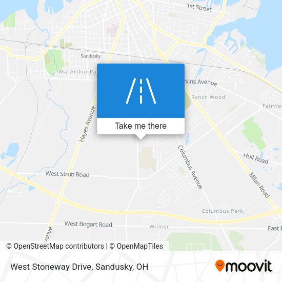 Mapa de West Stoneway Drive