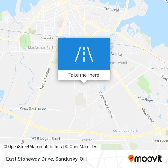 East Stoneway Drive map