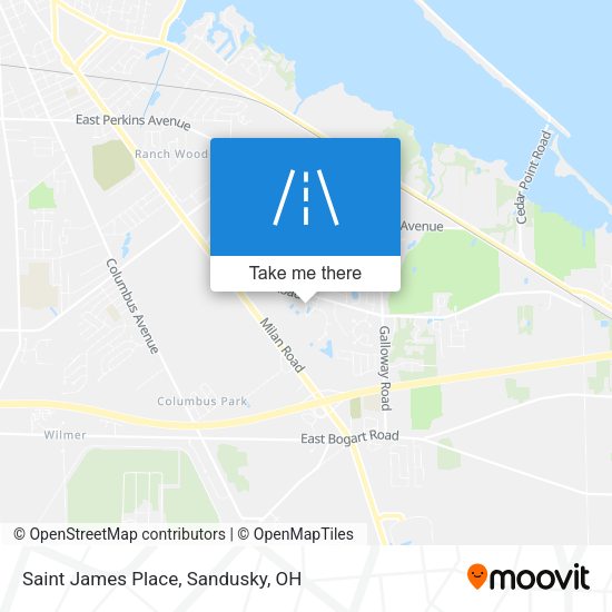 Saint James Place map