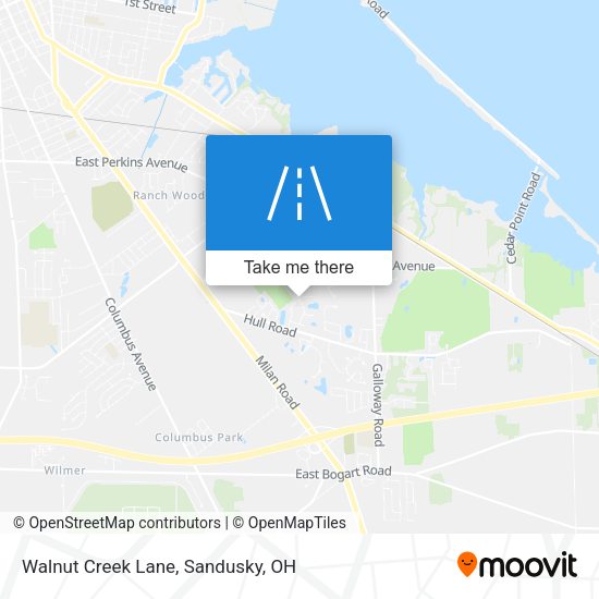 Mapa de Walnut Creek Lane