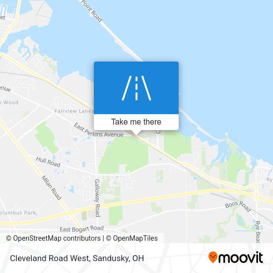 Cleveland Road West map