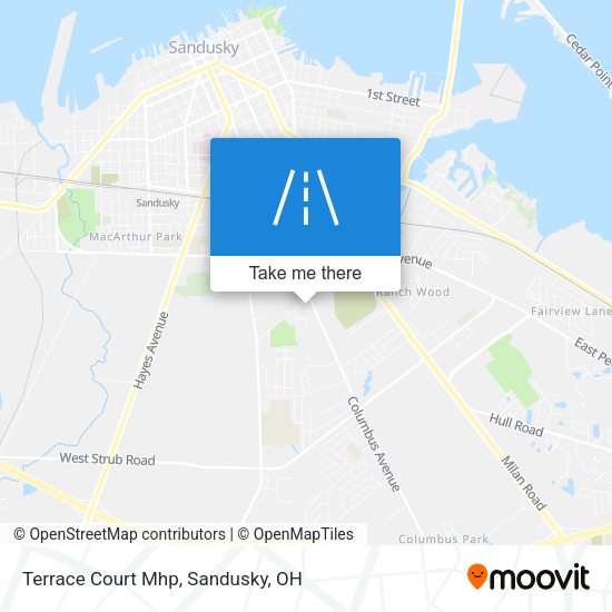 Terrace Court Mhp map
