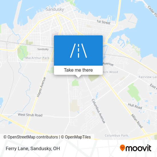 Mapa de Ferry Lane
