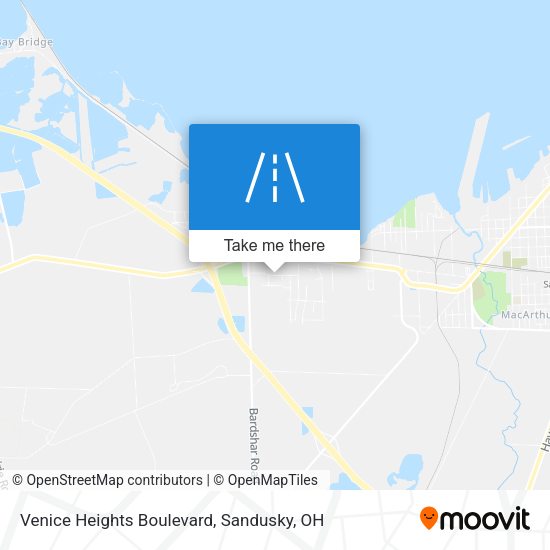 Venice Heights Boulevard map