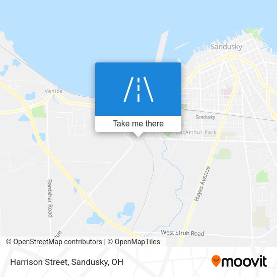 Mapa de Harrison Street