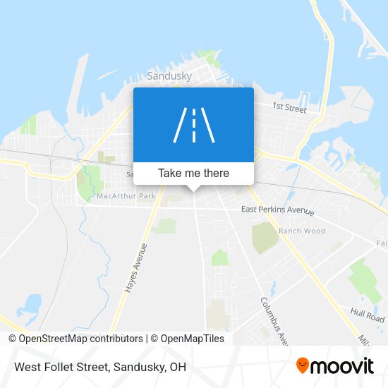 Mapa de West Follet Street