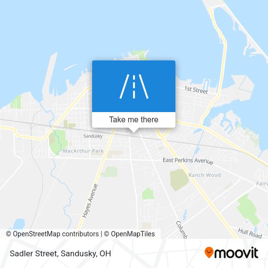 Mapa de Sadler Street