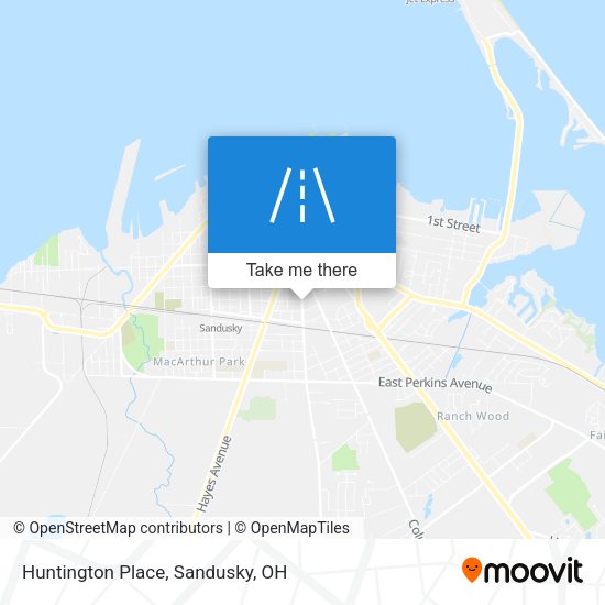 Mapa de Huntington Place