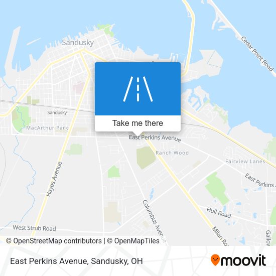 Mapa de East Perkins Avenue