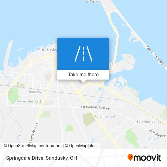 Springdale Drive map