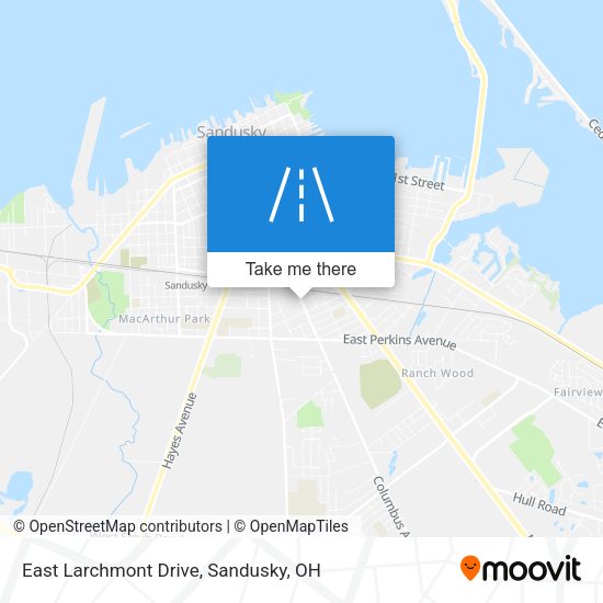 East Larchmont Drive map
