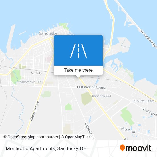 Mapa de Monticello Apartments