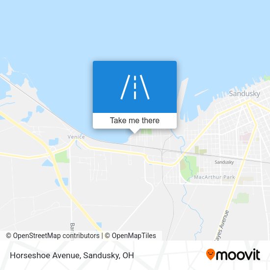 Mapa de Horseshoe Avenue