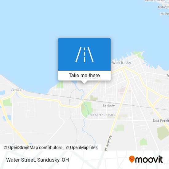 Mapa de Water Street