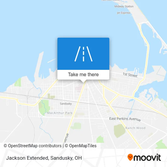Jackson Extended map
